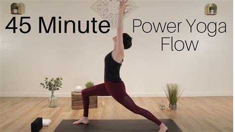 45 Minute Power Vinyasa Yoga Flow Youtube