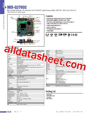 Datasheet Pdf Aaeon Technology