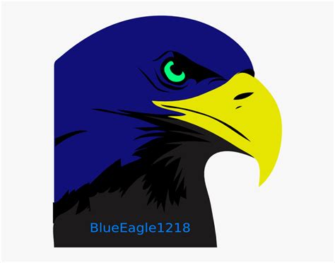 Blue Eagle Clip Art Hd Png Download Kindpng