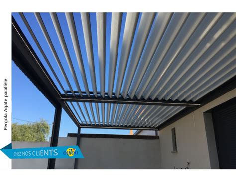 Pergola Bioclimatique Agate Parall Le En Aluminium