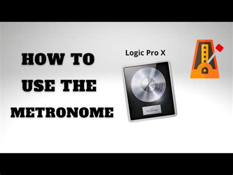 How To Turn Up The METRONOME Logic Pro X Quick Guide YouTube