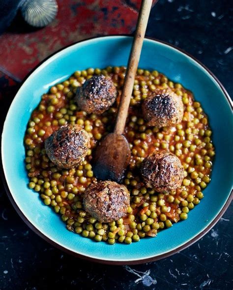 Boulettes De Viande Et Petits Pois Pour Personnes Recettes Elle Table