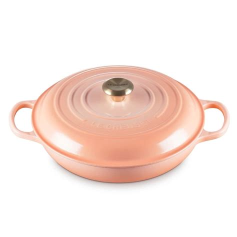 Qt Signature Enameled Cast Iron Braiser With Stainless Steel Knob