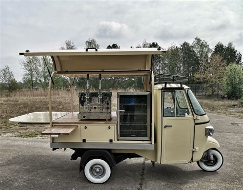 Piaggio Ape Mobile Coffee Bar Projekte Dreirad Verkaufswagen