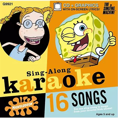 The Singing Machine Nickelodeon Spongebob Squarepants Volume 1 Karaoke