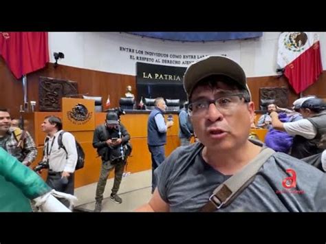 Manifestantes Irrumpen En El Senado De M Xico En Protesta Contra La