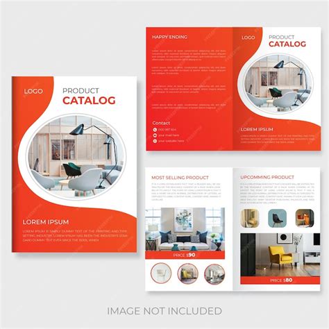 Premium Vector | Product catalog design template