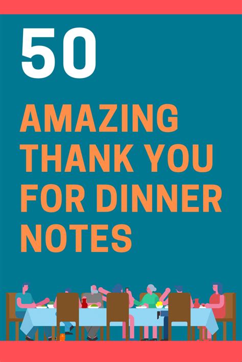 50 Amazing Thank You for Dinner Notes | FutureofWorking.com