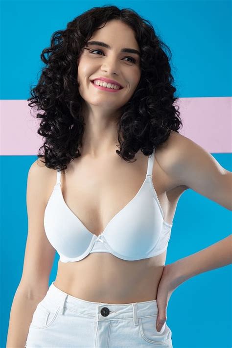 Buy Level 1 Push Up Underwired Demi Cup Multiway T Shirt Bra In White