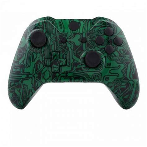 Modfreakz Shell Kit Hydro Dipped Green Circuit For Xbox One Model