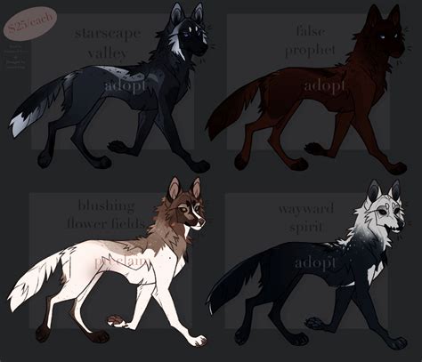 Wolf Adopts Open 1 Left By Honey Wisp On Deviantart