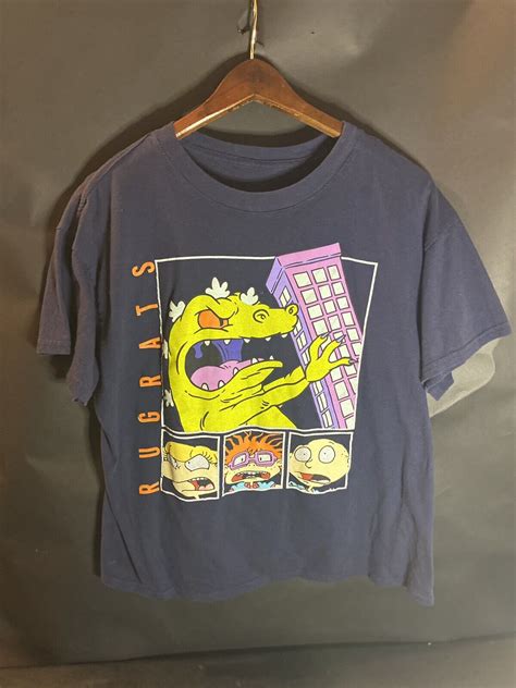 Rugrats Nickelodeon Reptar Purple Building Graphic T Gem