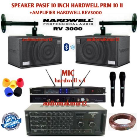 Jual Paket Karaoke Full Set Hardwell Original Speaker Pasif Hardwell