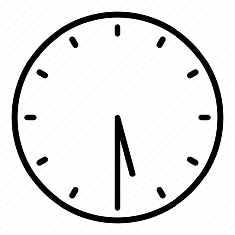 Clock, half past five, time icon - Download on Iconfinder