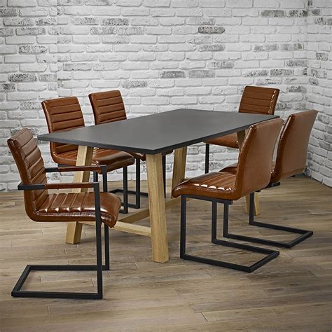 Brooklyn 6 Seater Dining Set Montana Dining And Carver Chairs Homebase