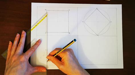 Costruzione Di Un Quadrato Youtube
