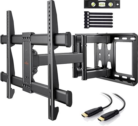 Perlegear Soporte De Tv Pared Articulado Inclinable Y Giratorio