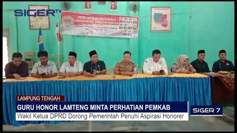 GURU HONOR LAMTENG MINTA PERHATIAN PEMKAB YouTube