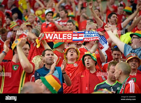 Welsh Football Fans Hi Res Stock Photography And Images Alamy