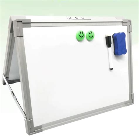 Tableau blanc magnétique portable effaçable à sec pour enfants bureau