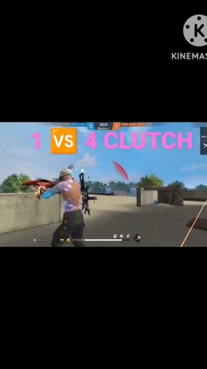 1 🆚 4 Clutch Bin Cs Rank Matchshortvideoshorts Shortfreefireshorts