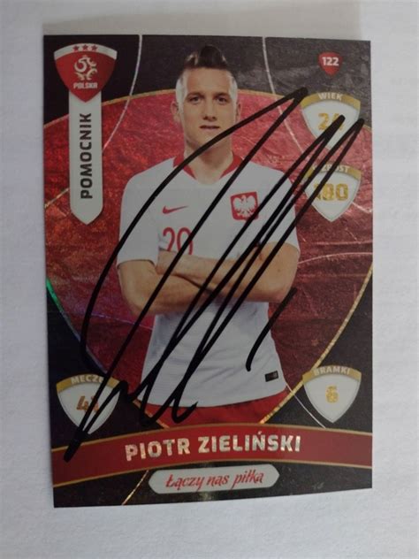 Karty panini autografy Polska Zieliński PZPN 13459498316 oficjalne