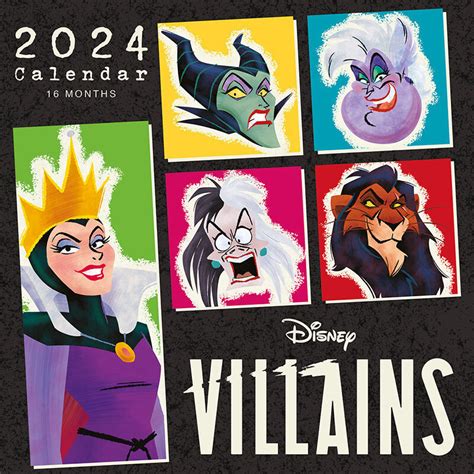 Calendario 2024 Villanas Disney Solo 99€