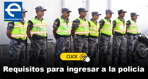 Inscripciones Para La Policia Nacional Del Ecuador Reclutamiento En