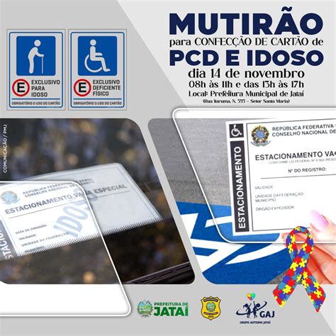 Mutirão para Confecção de Cartão de Estacionamento para PCD e Pessoa