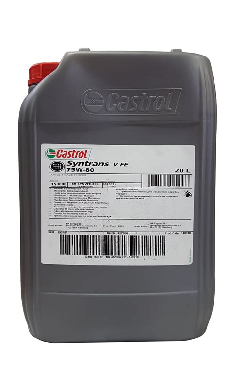 Castrol Syntrans V FE 75W-80 20 Liter | 153F8F