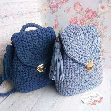 Pin on рюкзак | Crochet bag pattern, Crochet handbags, Crochet purse ...