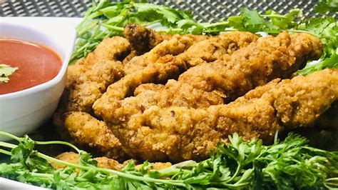 Kfc Style Crispy Chicken Strips Chicken Finger Sauce Recipe Youtube