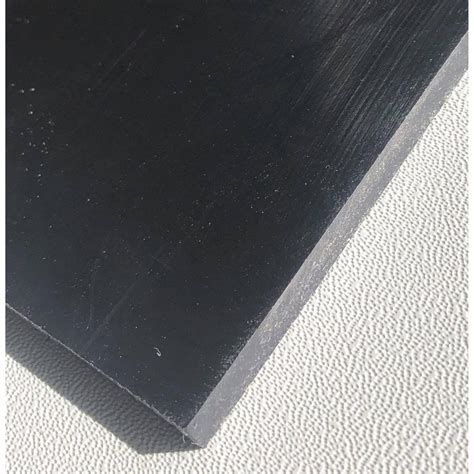 Mm X Mm X Mm Black Smooth Polypropylene Sheet