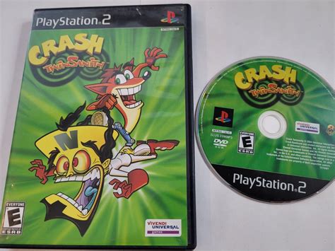 Crash Twinsanity Sony Playstation 2 Ps2 Black Label Disc And Case Tested