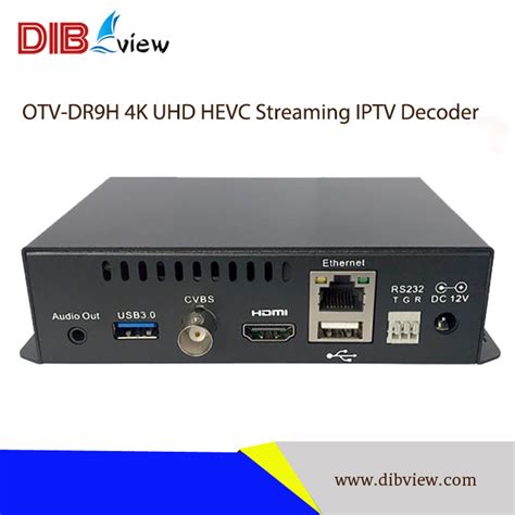 OTV DR9H H 265 HEVC 4K Streaming Decoder Product Center Hangzhou