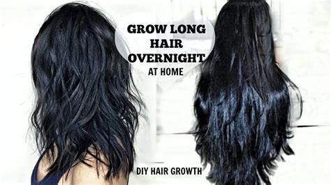 How To Grow Longer Thicker Hair Fast Diy Overnight Hair Growth Serum