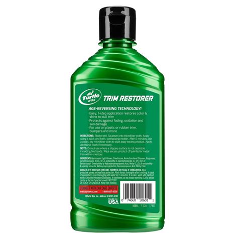 Turtle Wax Trim And Plastic Restorer 296ml