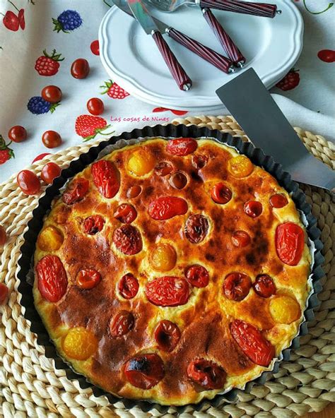 Las Cosas De Nines Clafoutis De Tomates Cherry