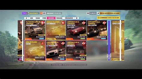 Forza Horizon T B Squeda Del Tesoro Lista Del Festival