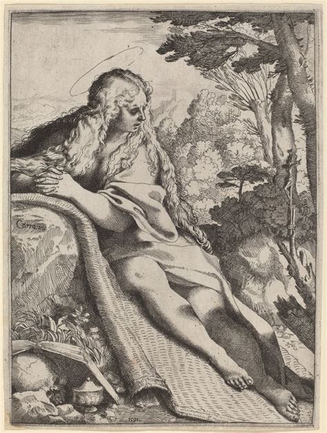 Carracci Annibale Bolognese 1560 1609 Mary Magdalene In The