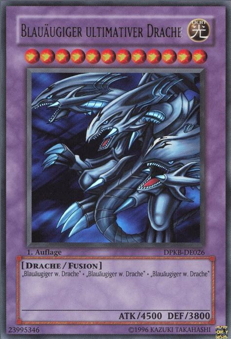 Recollectibles Sammelkarte Yugioh Karte Blauäugiger Ultimativer Drache