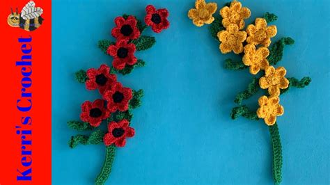 Crochet Flower Tutorial Crochet Applique Tutorial Youtube