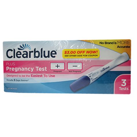 Clearblue Plus Pregnancy Test 3 Tests