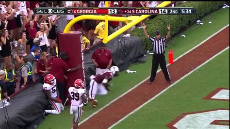 2014 Usc Vs Georgia Busta Anderson 18 Yd Touchdown Reception Youtube