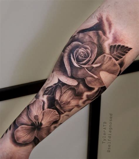 Flower Tattoo Forearm