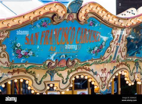 San Francisco Carousel At Pier 39 Stock Photo Alamy