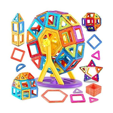 Jeu de Construction Magnétique Blocs de Construction Magnétiques