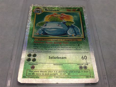 Pokemon Venusaur 18 Legendary Collection Reverse