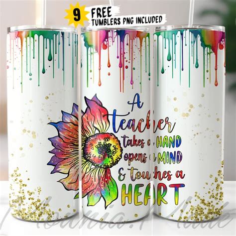 20 Oz Teacher Appreciation Tumbler Wraps Etsy