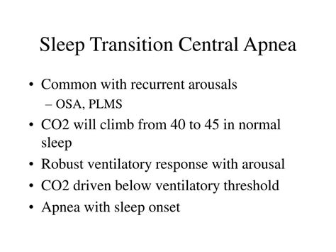 Ppt Central Sleep Apnea In Adults Causes And Treatment Powerpoint